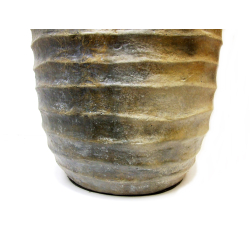 Wazon Donica w kolorach ziemi Prążkowany XXL