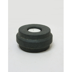 Świecznik gliniany na T-light Szary 12cm