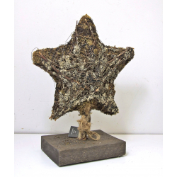 Gwiazda z naturalnych suszonych gałązek 40cm