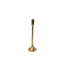 Świecznik metalowy złoty 36 cm