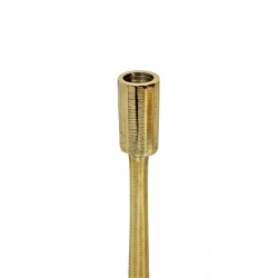 Świecznik metalowy złoty 30 cm