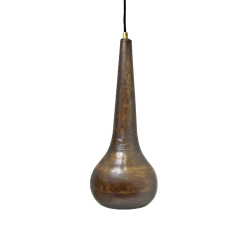 Lampa wisząca drewniana Japandi 40cm