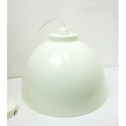 Lampa wisząca metalowa Kremowa 45cm