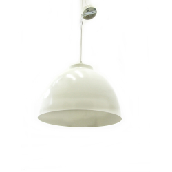 Lampa wisząca metalowa Kremowa 45cm
