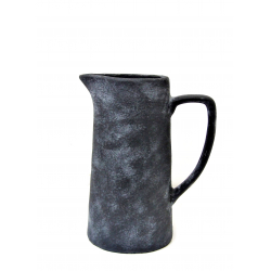 Wazon dzbanek ceramiczny Czarny 25cm