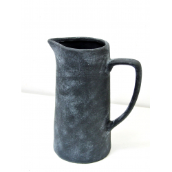 Wazon dzbanek ceramiczny Czarny 25cm