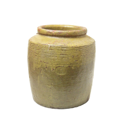 Wazon Słój Ceramiczny z kamionki XL oliwkowa Zieleń