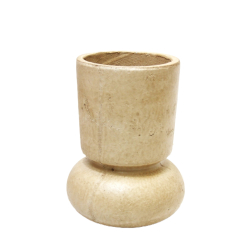 Wazon betonowy ceramiczny Kremowy Beżowy Boho 22cm