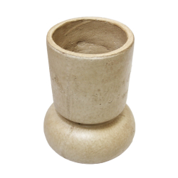 Wazon betonowy ceramiczny Kremowy Beżowy Boho 22cm