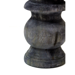 Świecznik drewniany Kandelaar Szeroki 15cm