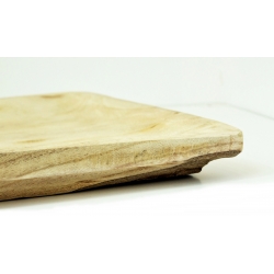 Taca patera z surowego drewna 28x40cm