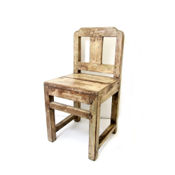 Krzesło Stołek dekoracyjny z drewna egzotycznego