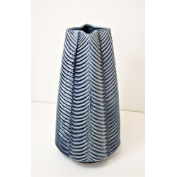 Wazon ceramiczny niebiesko-biały 42cm