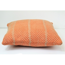Poduszka dekoracyjna wzory 40x 40cm pomarańczowa/beżowa