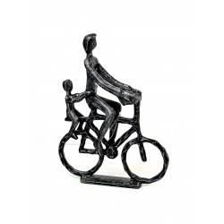 Rzeźba rowerzystka KOLOR CZARNY