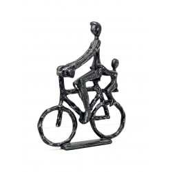 Rzeźba rowerzystka KOLOR CZARNY