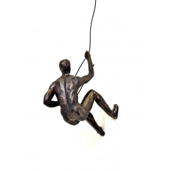 Rzeźba Figurka mężczyzna wspinaczka