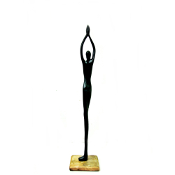 Figurka Kobieta JOGA metal 49cm