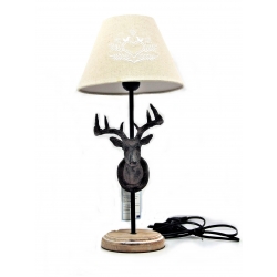Lampa z motywem jelenia styl skandynawski