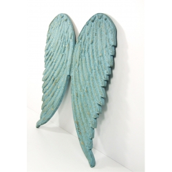 Dekoracja wisząca drewniana skrzydła anioła 60 cm