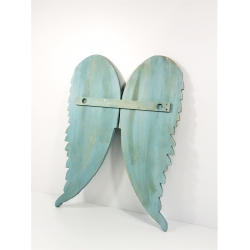 Dekoracja wisząca drewniana skrzydła anioła 60 cm
