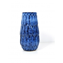 Wazon ceramiczny niebieski 15 cm