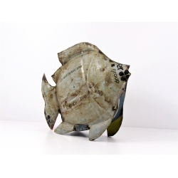 Ryba figurka metalowa z recyclingu