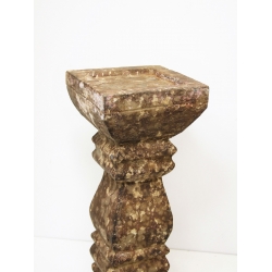 Świecznik Rustykalny betonowo-gipsowy kolumna 35cm