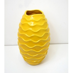 Wazon ceramiczny Żółty 39cm