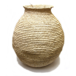 Wazon Dzban z trawy morskiej pleciony Boho 50cm