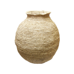 Wazon Dzban z trawy morskiej pleciony Boho 50cm