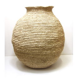 Wazon Dzban z trawy morskiej pleciony Boho 50cm