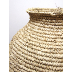 Wazon Dzban z trawy morskiej pleciony Boho 50cm