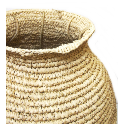 Wazon Dzban z trawy morskiej pleciony Boho 50cm