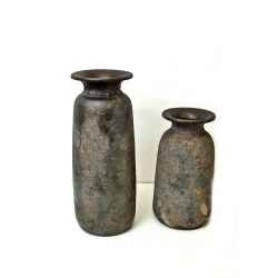 Wazon betonowy vintage metaliczny 40cm