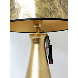 Lampa stołowa metalowa Złota 64cm