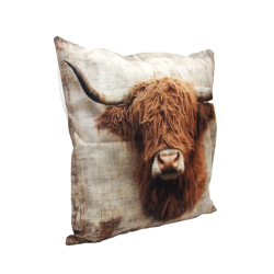 Poduszka Dekoracyjna Krowa Byk 3D 45x45 Kolor