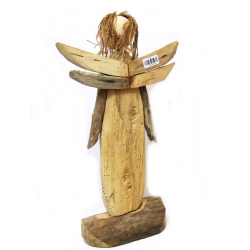 Anioł z surowego drewna duży 50cm