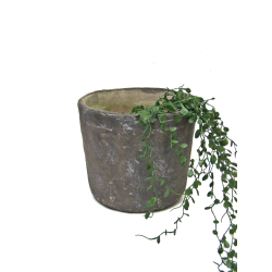 Donica osłonka betonowa w kolorach ziemi 19x21