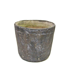 Donica osłonka betonowa w kolorach ziemi 19x21