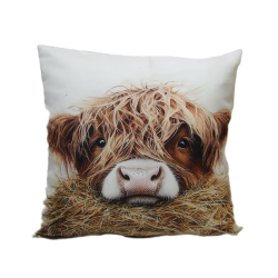 Poduszka Dekoracyjna Krowa Byk 3D 45x45 Kolor