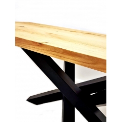 Stół dębowy loftowy 180 x 80 cm