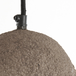 Lampa wisząca w stylu WabiSabi paper-mâché