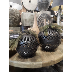 Lampion metalowy Kula 20cm