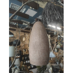Lampa wisząca w stylu WabiSabi paper-mâché