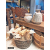 Wazon Dzbanek ceramiczny beton rustykalny 25cm