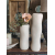 Wazon ceramiczny terakota Wysoki wąski Kremowy 57cm