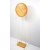 Duży zegar stojący w stylu skandynawskim 152 cm biały