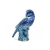 Ptak ceramiczny Figurka Niebieski