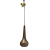 Lampa wisząca drewniana Japandi 40cm